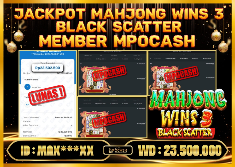 MPOCASH JACKPOT MAHJONG WINS 3 SUPER SCATTER